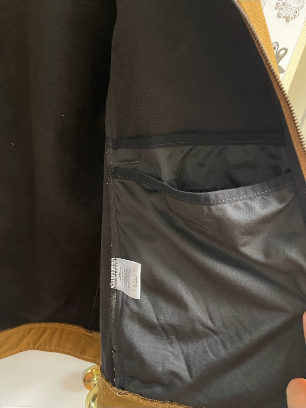 CAT Men's Tan Softshell Performance Jacket - Picture 12 of 15